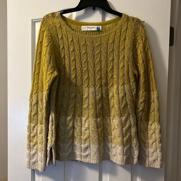 sparrow Sweaters - Anthropologie Sparrow sweater size L mustard ombré